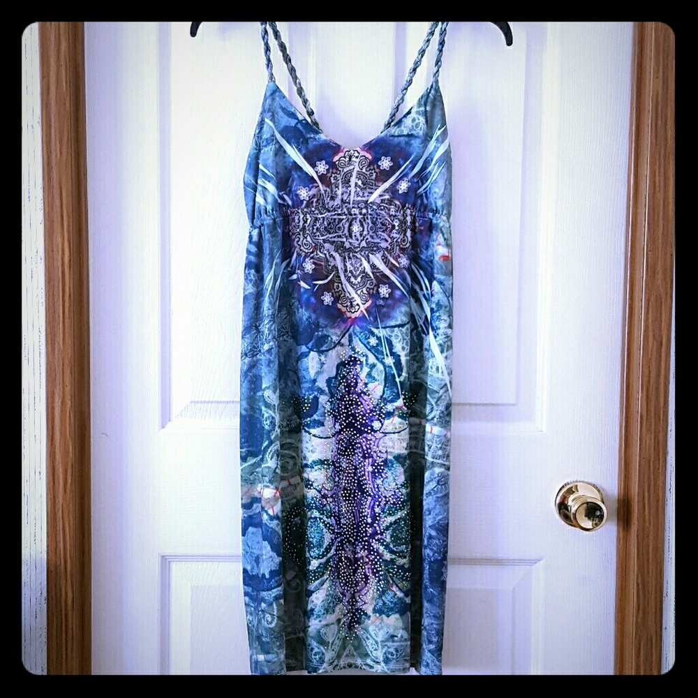 COPY - Embellished Fit and Flare Dress